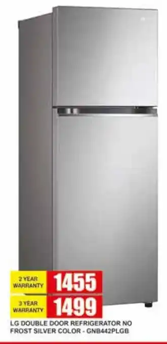 Safeer Market Lg double door refrigerator no frost silver color- gnb442plgb offer