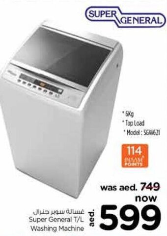Nesto Super general T/L washing machine offer