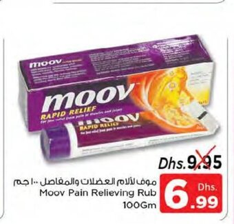 Nesto Moov pain relieving rub 100gm offer