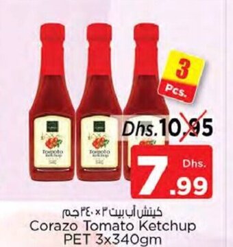 Nesto Corazo tomato ketchup pet 3 x 340gm offer