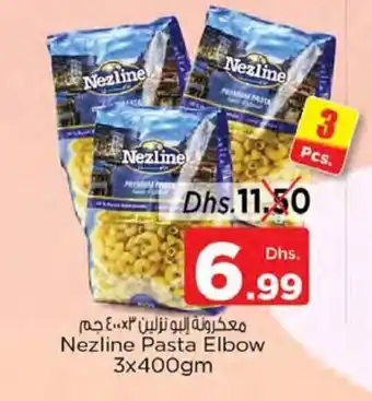 Nesto Nezline pasta elbow 3 x 400gm offer