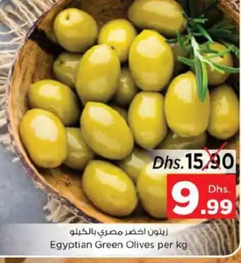 Nesto Green Olives Per Kg offer