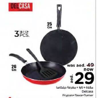 Nesto Delcasa Frypan + Tawa + Turner offer