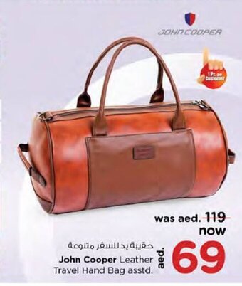 Nesto John Cooper Leather Travel Hand Bag Asstd offer