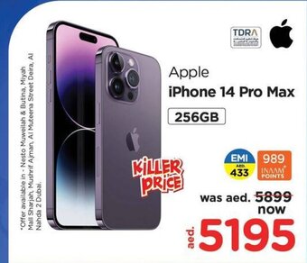 Nesto Apple iPhone 14 Pro Max 256GB offer