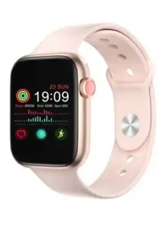 Noon Heart rate monitor smart sports watch pink offer