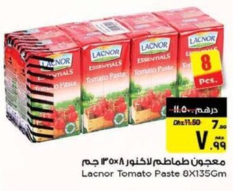 Nesto Lacnor Tomato Paste 8x135gm offer
