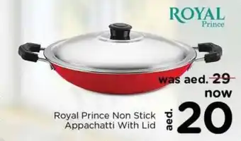 Nesto Royal Prince Non Stick Appachatti with Lid offer