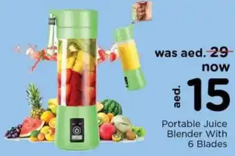 Nesto Portable Juice Blender with 6 Blades offer