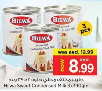 Nesto Hilwa Sweet Condensed Milk 3x390gm offer