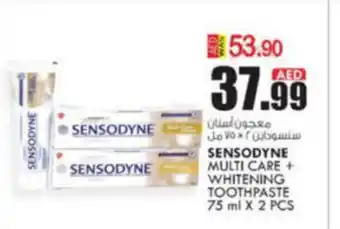 KM Trading Sensodyne multi care+ whitening toothpaste 75ml x 2pcs offer