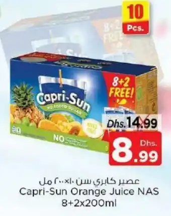 Nesto Capri-sun orange juice NAS 8+2x200ml offer