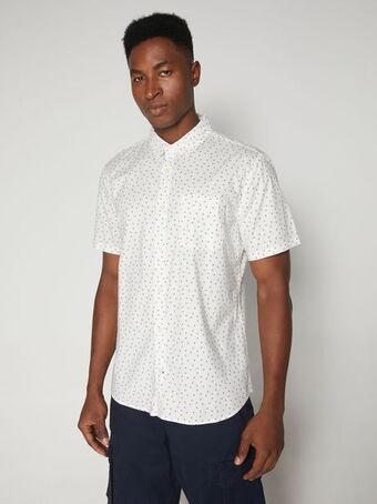 GAP Stretch poplin shirt in slim fit offer