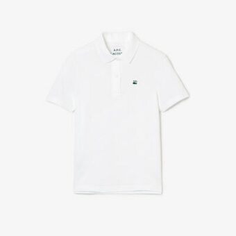 Lacoste Women’s lacoste x a.p.c. loose fit cotton petit piqué polo shirt offer