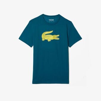 Lacoste Men's lacoste sport 3d print crocodile breathable jersey t-shirt offer