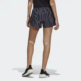 Adidas Run icons allover print running shorts offer