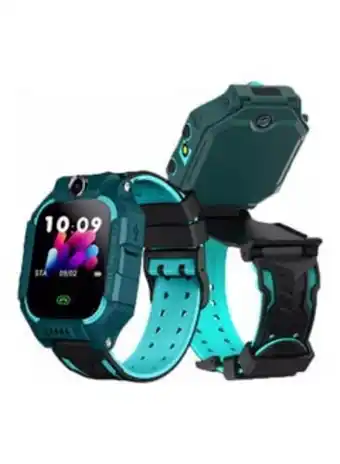 Noon Q88 kids smart watch phone with lbs tracking dual camera sos call green offer