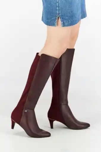 Brands For Less Women hakuup wide calf boots, burgundy offer