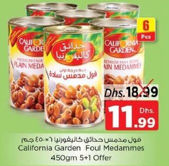 Nesto California Garden Foul Medammes 450gm 5+1 Offer offer