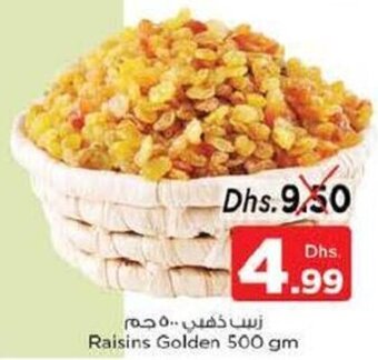 Nesto Raisins Golden 500gm offer