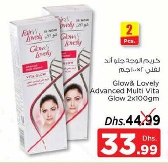 Nesto Glow & Lovely Advanced Multi Vita Glow 2x100gm offer