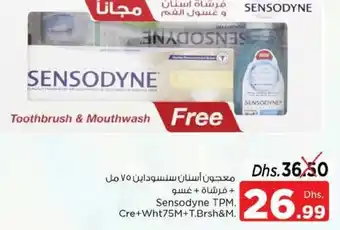 Nesto Sensodyne TPM. Cre+Wht75M+T.Brsh&M. offer