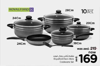 Nesto Royalford Non-Stick Cookware Set offer