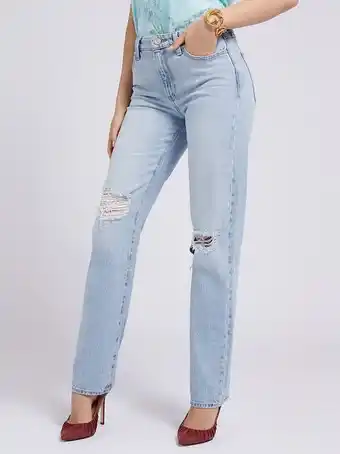 Guess Straight denim pant abrasions offer