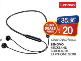 KM Trading Lenovo Neckband Bluetooth Earphone QE08 offer