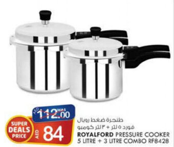 KM Trading Royalford Pressure Cooker 5 Litre + 3 Litre Combo RF8428 offer