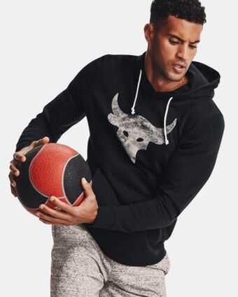 Under Armour Men's project rock terry hoodie offer