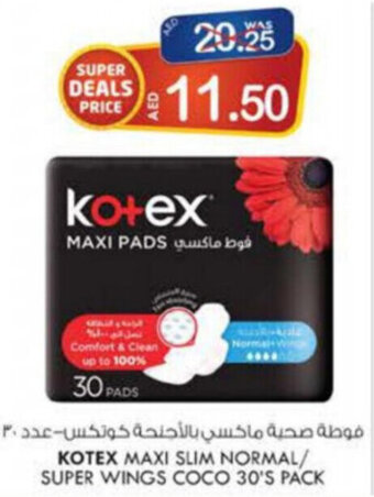 KM Trading Kotex Maxi Slim Normal / Super Wings Coco 30;S pack offer
