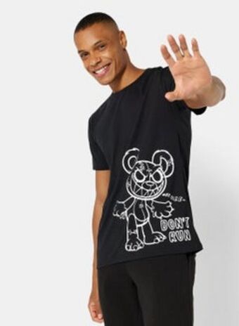 Noon Graphic crew neck t-shirt offer