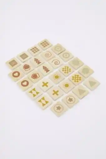 Brands For Less Set of 14 pairs memory game tiles, beige offer