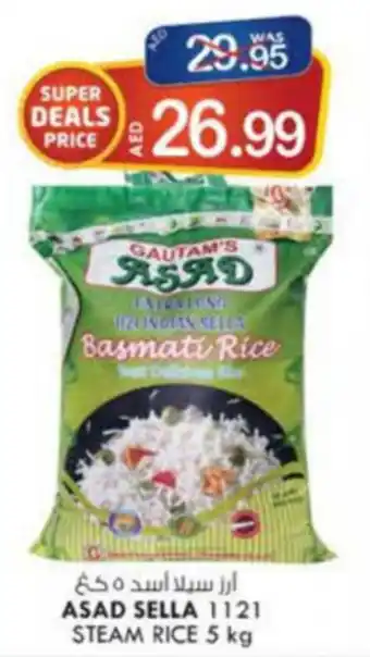KM Trading Asad Sella 1121 Steam Rice 5kg offer