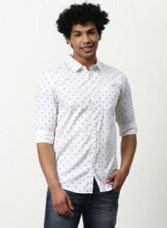 Noon Regular fit shirt white offer
