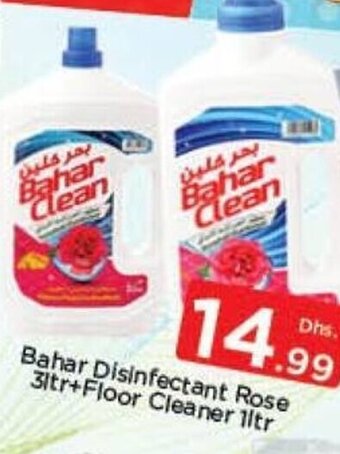 Nesto Bahar Disinfectant Rose 3ltr+Floor Cleaner 1ltr offer