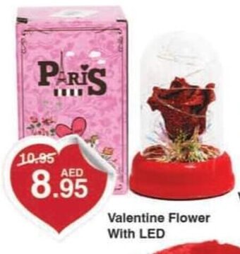 Cosco supermarket Valentine Flower with LED offer