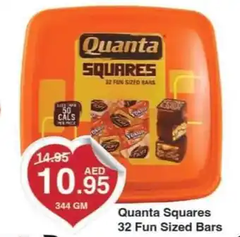 Cosco supermarket Quanta Squares 32 Fun Sized Bars offer