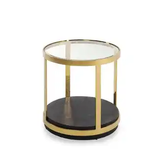 Homes R Us Florence glass end table offer