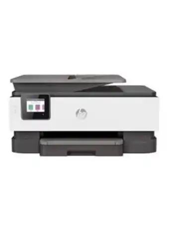 Noon Officejet pro 8023 all-in-one printer wireless, print, scan, copy, fax [1kr64b] black/white offer