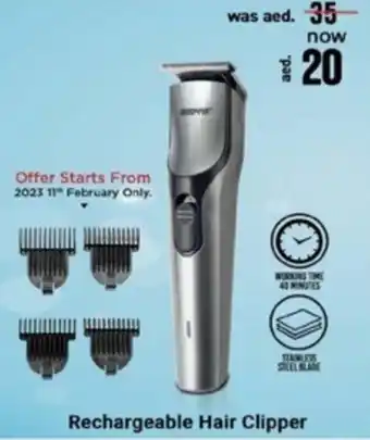 Nesto Rechargeable Hair Clipper offer