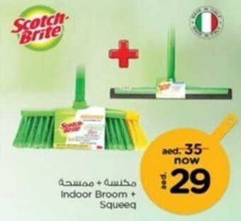 Nesto Scotch Brite Indoor Broom + Squeeq offer