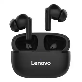 Lulu Hypermarket Lenovo ht05 true wireless earbuds, black offer
