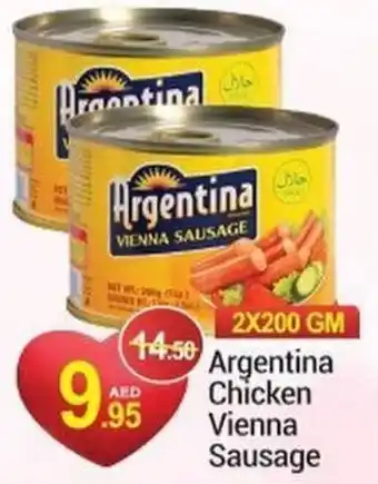New W Mart Argentina Chicken Vienna Sausage offer