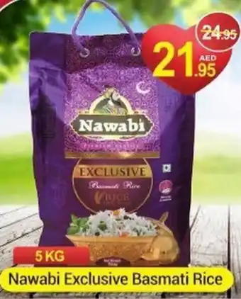 New W Mart Nawabi Exclusive Basmati Rice offer