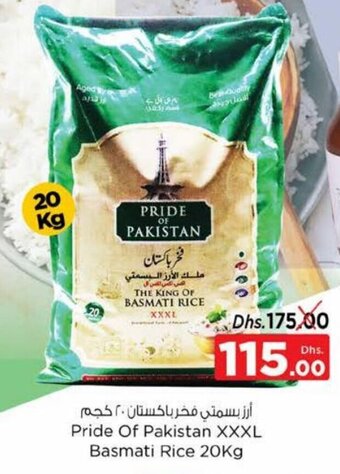 Nesto Pride of Pakistan XXXL Basmati Rice 20kg offer