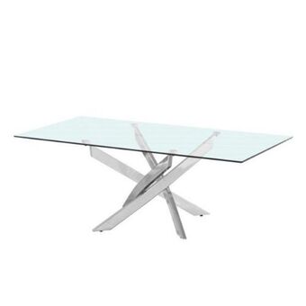 Danube Home Leonardo coffee table-glass / chrome offer