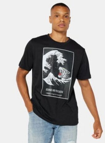 Noon Graphic crew neck t-shirt offer