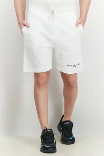 Brands For Less Men plain drawstring shorts, white offer